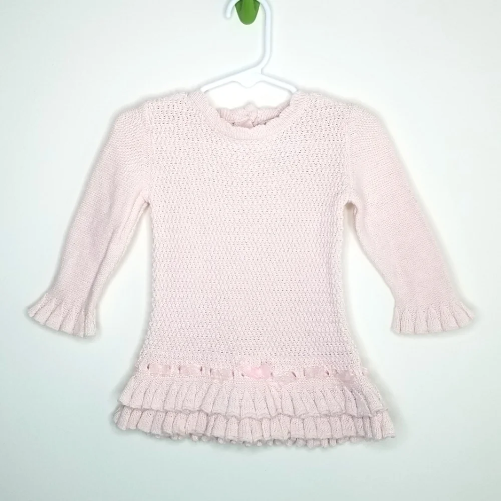 Catherine Malandrino Knit Blush Pink Dress 6-9m